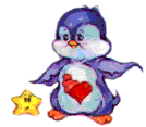 Cozy Heart Penguin